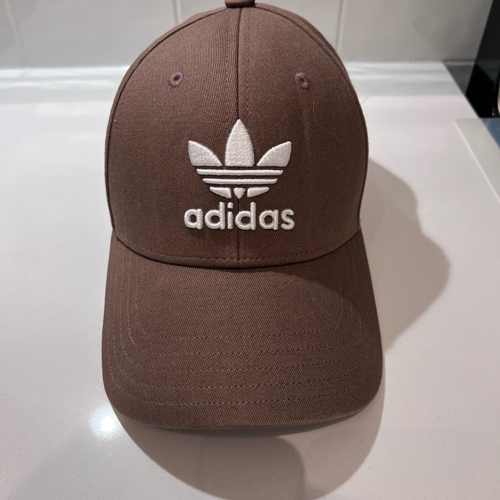 Adidas Originals Brown Cap with White Emblem